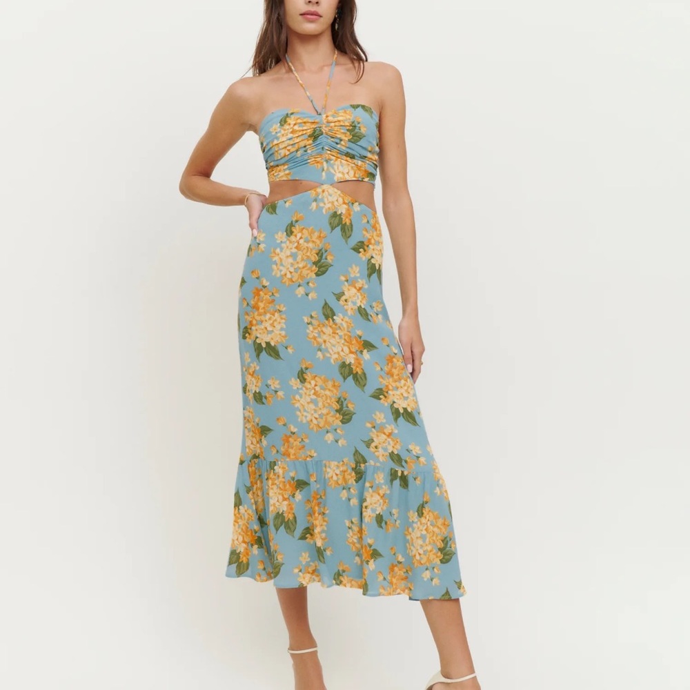 Reformation Riya Dress in Carmela